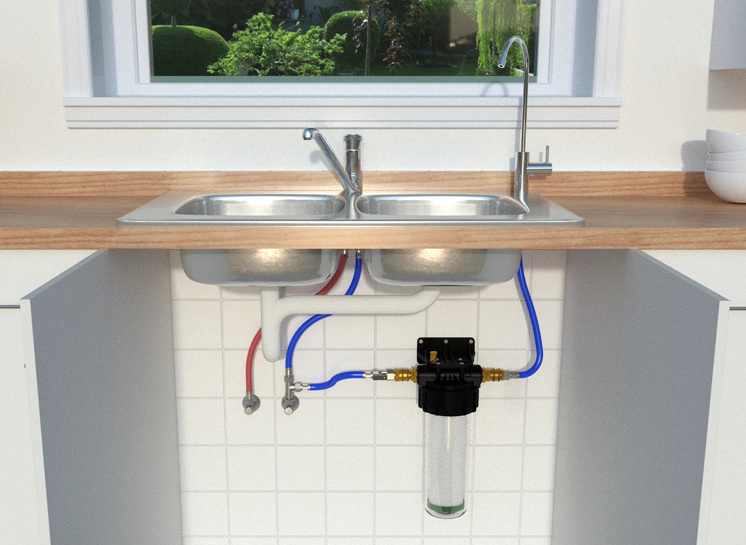 Untertisch-Wasserfilter: Die Einbauvarianten