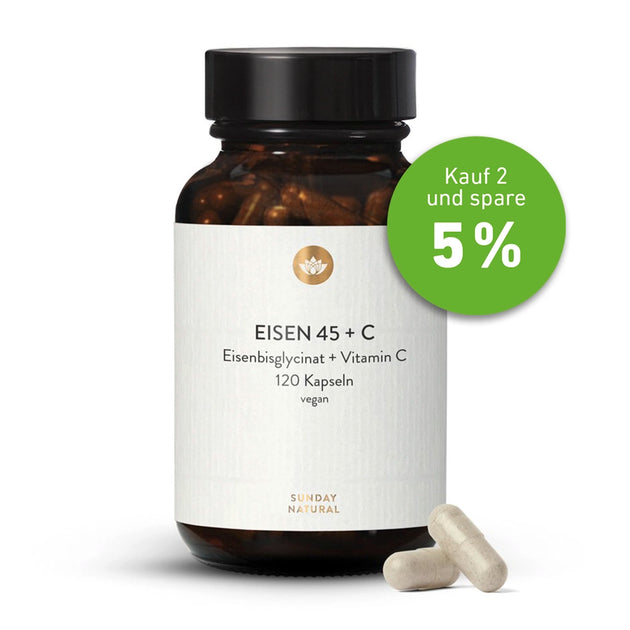 Eisen 45 + C Vitamin 120 Kps.