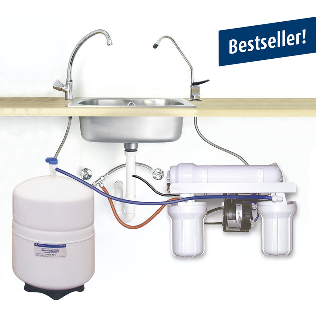 H2O Economy 3+ blue, Unsere hochwertige Umkehrosmose-Komfortanlage made by Rowa in Germany. Stets weiches Wasser allerhöchster Qualität - auch bei zweifelhafter Wasserqualität!