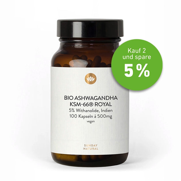 Ashwagandha KSM-66 100 Kps. Bio