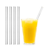 Halm Glastrinkhalm 20 cm gerade im 4er Set inkl. Bürste