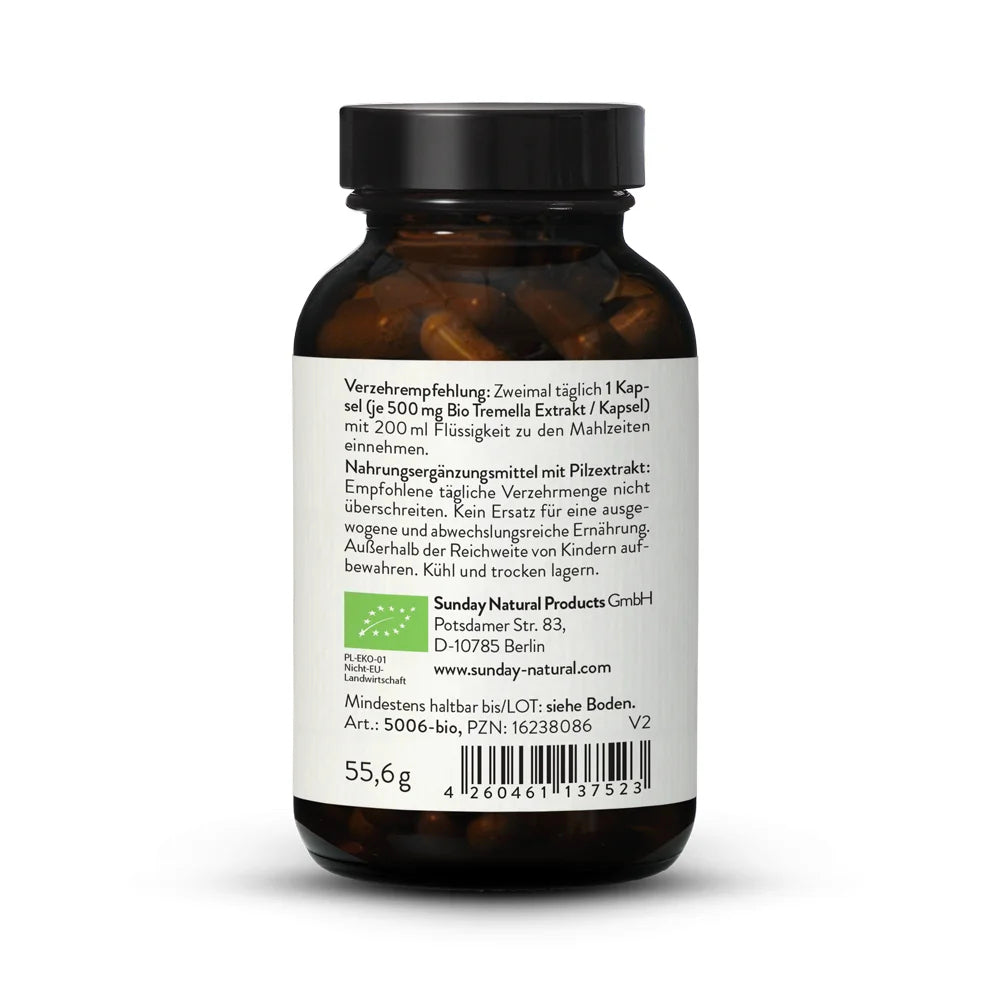 Tremella Extrakt Bio 90 Kps.