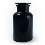 Violettglas Apothekerglas mit Glasstopfen 1,0 Ltr.