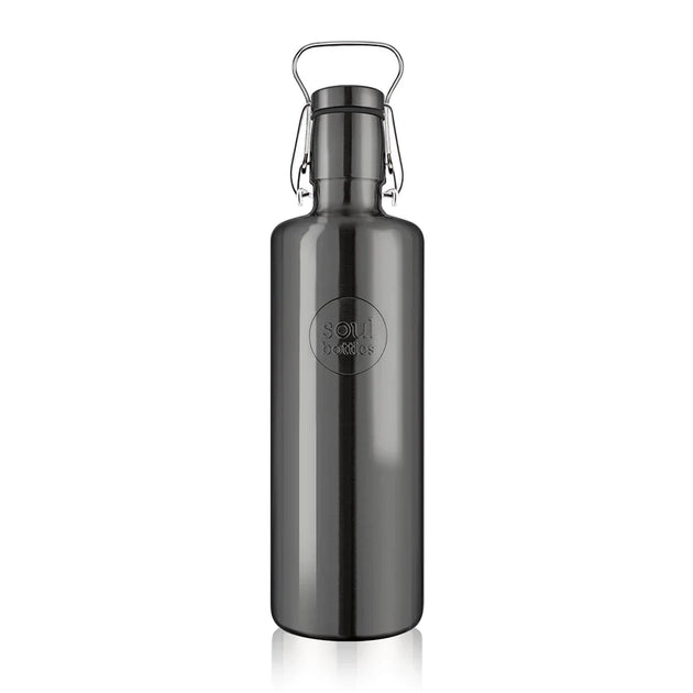 Soulbottle steel light Obsidian 0,75 l