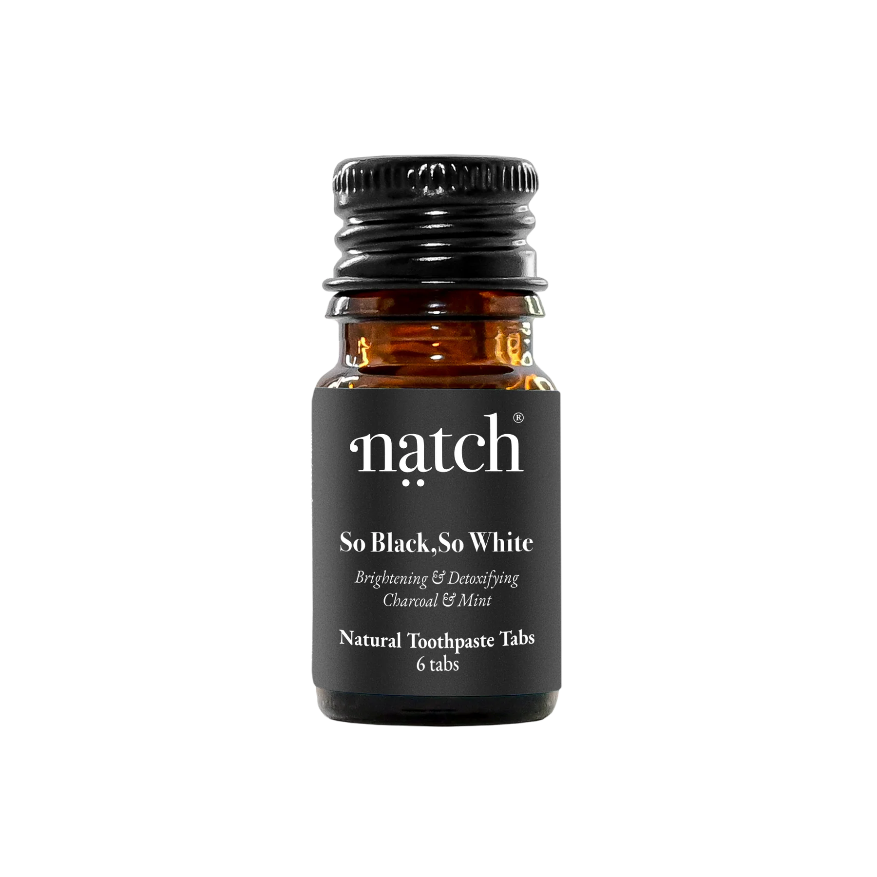 So Black, So White Zahnpasta Tabs mini, 6 Stück