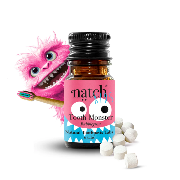 Tooth-Monster - Zahnpasta Tabs für Kinder mini, 6 Stück