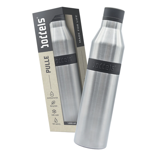 boddels PULLE Trinkflasche 1,0 l isoliert edelstahl