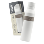 boddels PULLE Trinkflasche 0,5 l isoliert weiß/taupe