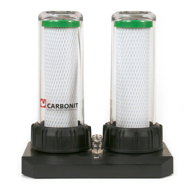 DUO HPP Classic Untertisch-Trinkwasserfilter für gesamtes Kaltwasser, mit 2x NFP Patronen parallel , ohne Entnahmehahn
