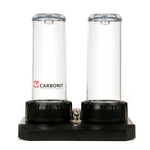 DUO HPS Basic-SUntertisch-Trinkwasserfilter für 2 parallel Filter ohne Patrone und Entnahmehahn