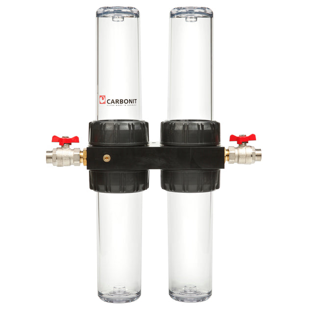 QUADRO HP-9 Untertisch-Trinkwasserfilter für 4 parallele Einsätze ohne Patronen