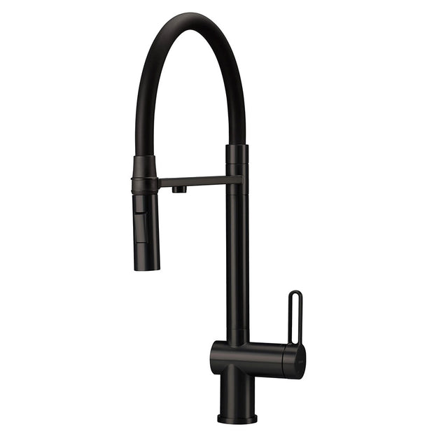 3-Wege-Armatur WS3-110b | V2A Edelstahl Black | Flexschlauch