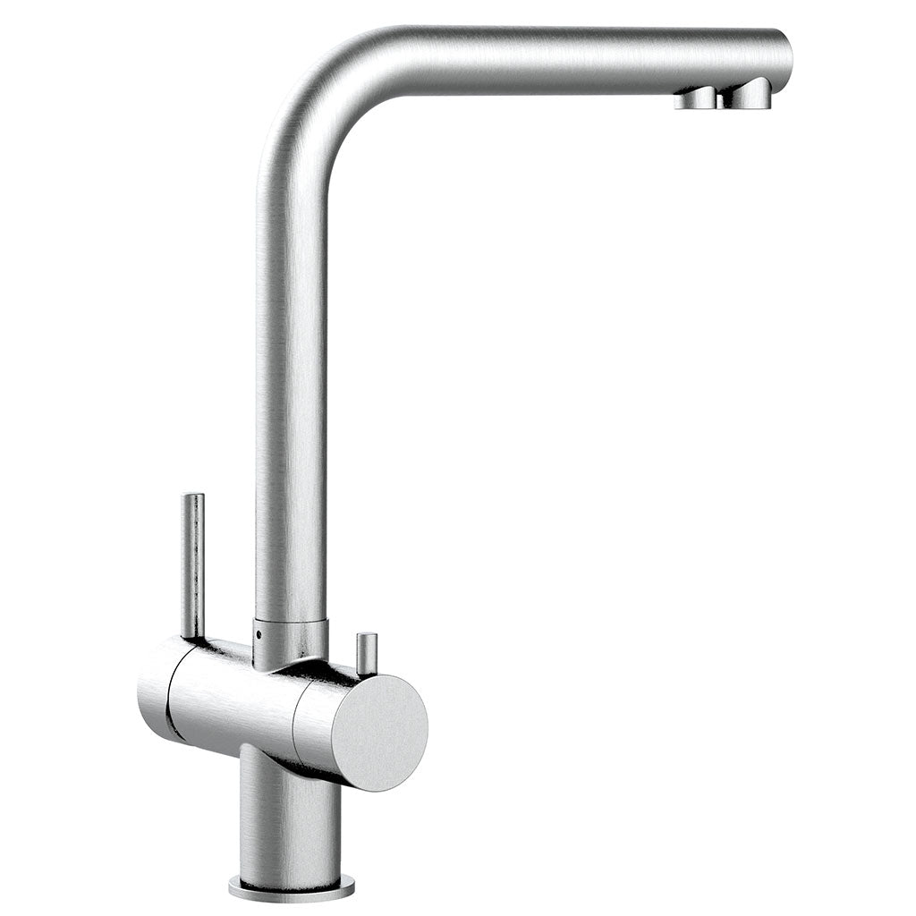 3-way valve WS3-119h E stainless steel matt high