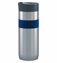 boddels KOFFJE 370 ml, Thermobecher Edelstahl, Druckknopf, nachtblau