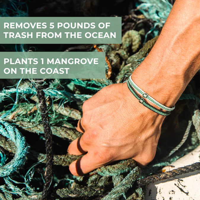 4Ocean Armband x Mang black/mangrove