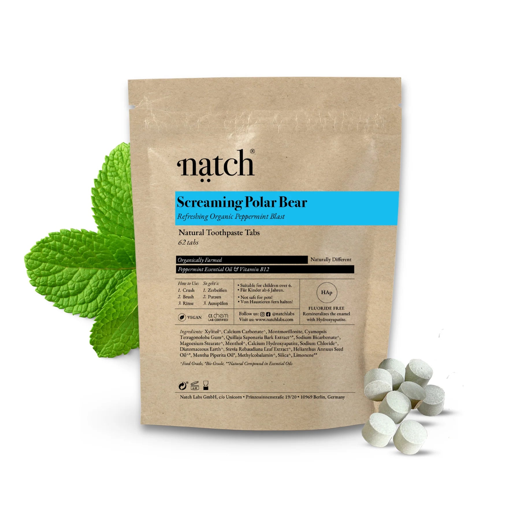 Natch Screaming Polar Bear Refill 1 Monat
