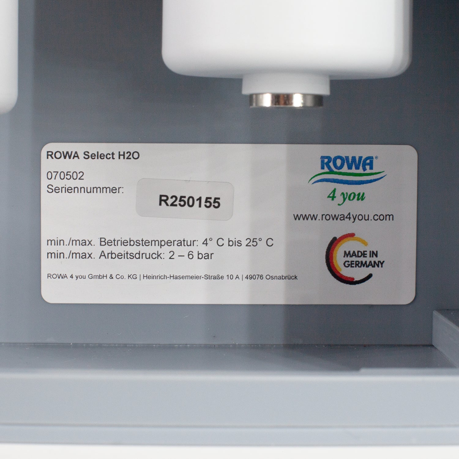 H2O Rowa Select