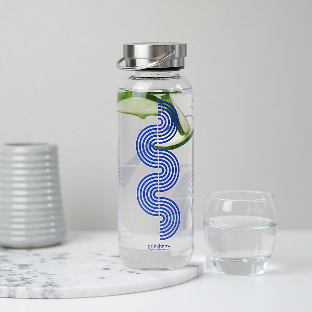 drinkitnow Infusion Welle blau 1,0 Ltr. für Tee