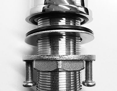 3-way valve WS3-119n E stainless steel matt low