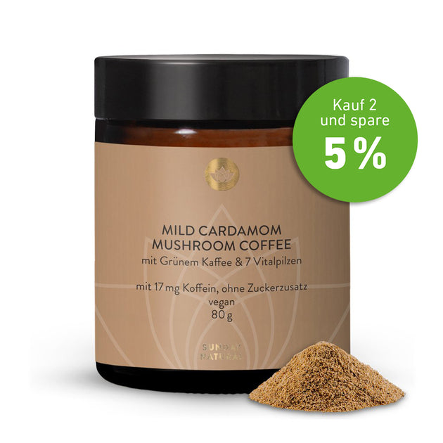 Mild Cardamom Mushroom Coffee 80 g