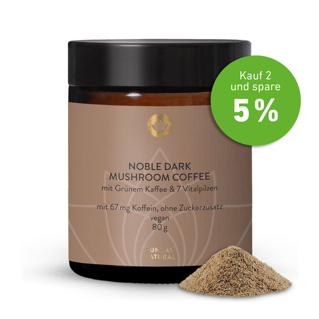 Noble Dark Mushroom Coffee 80 g
