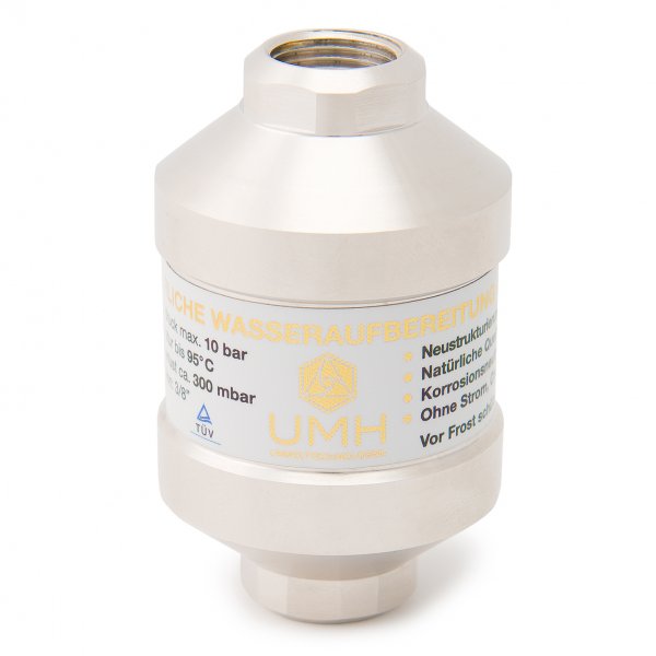 UMH-Wasservitalisierung für Reinwasser geeignet, rhodiniert für Osmose- und Filteranlagen