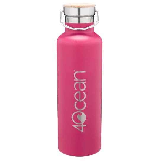 4Ocean Reusable Bottle 0,75 pink