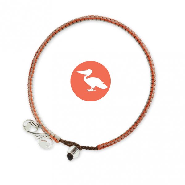 4Ocean Armband Pelican braided S