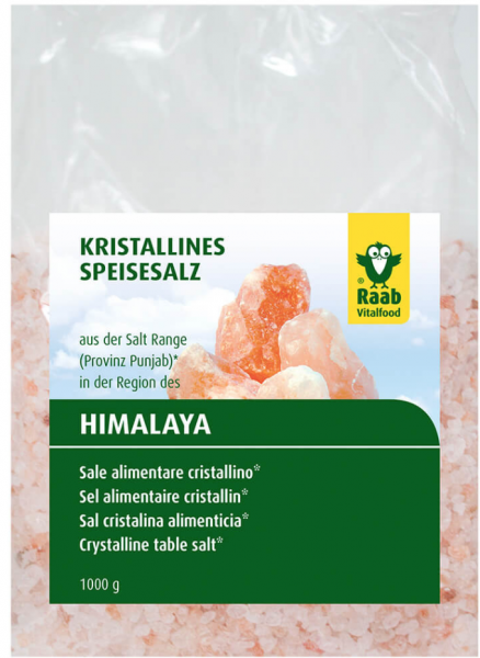 Raab Himalaya Kristallsalz Granulat 1 kg
