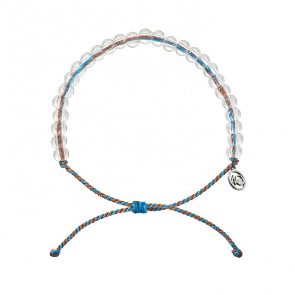 4Ocean Armband Luxe seaside / Perlenband copper blue