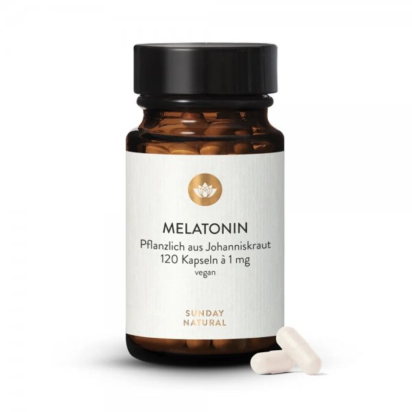 Melatonin pflanzlich1 mg 120 Kps.